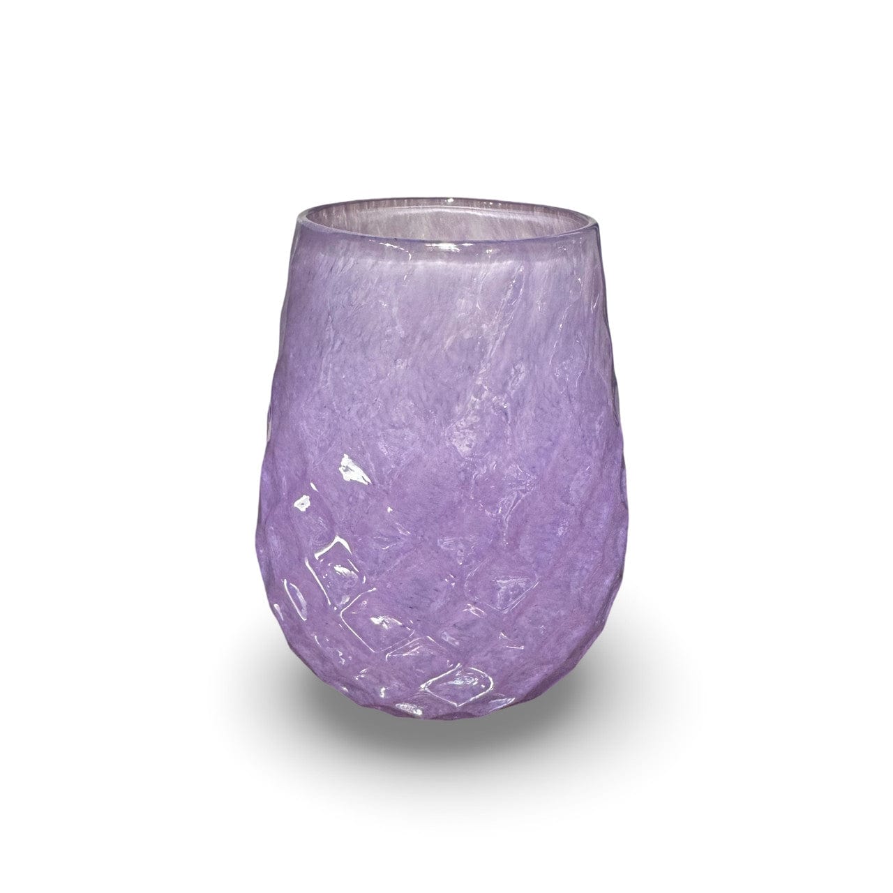 Joy Stember Smash Glasses Opaque Light Purple Hand Blown Wedding Smash Glass by Joy Stember - (Choice of Color)