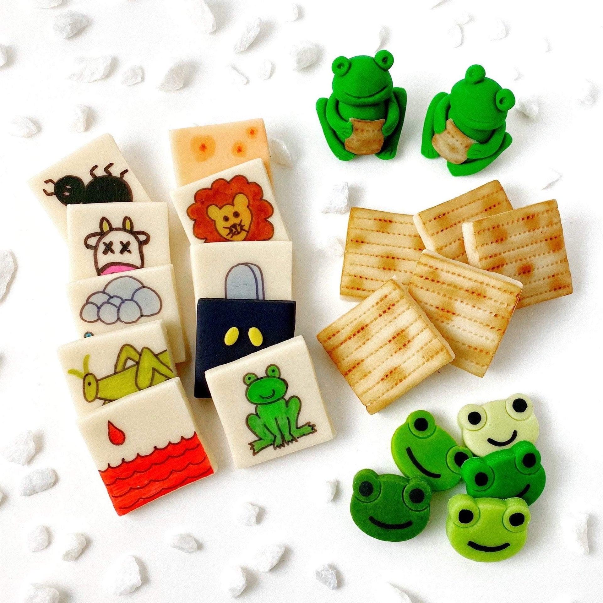 Marzipops Candy Plague Tiles Passover Ultimate Marzipan Gift Collection