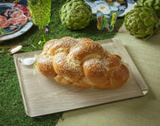 Apeloig Collection Challah Boards Solid Acrylic Challah Board and Knife
