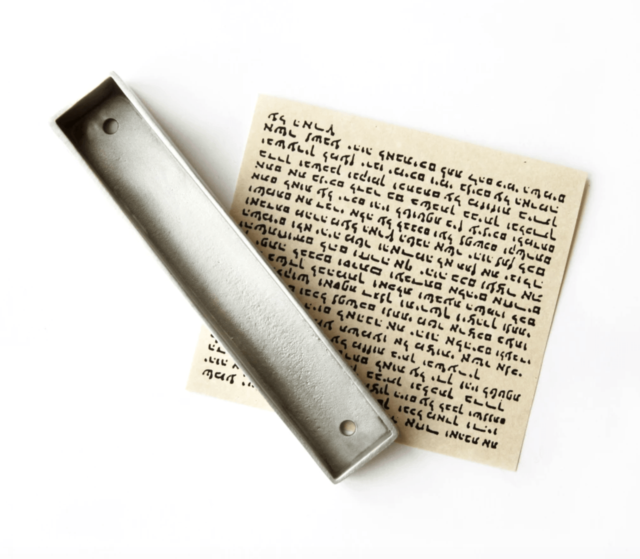 Emily Rosenfeld Mezuzahs Home Sweet Home Mezuzah by Emily Rosenfeld